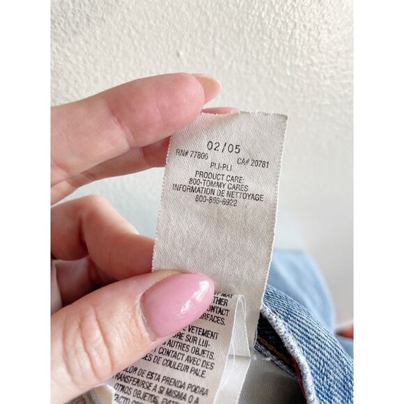 Tommy Hilfiger Vintage Boyfriend Jeans Light Wash Size 6 - Picture 5 of 15